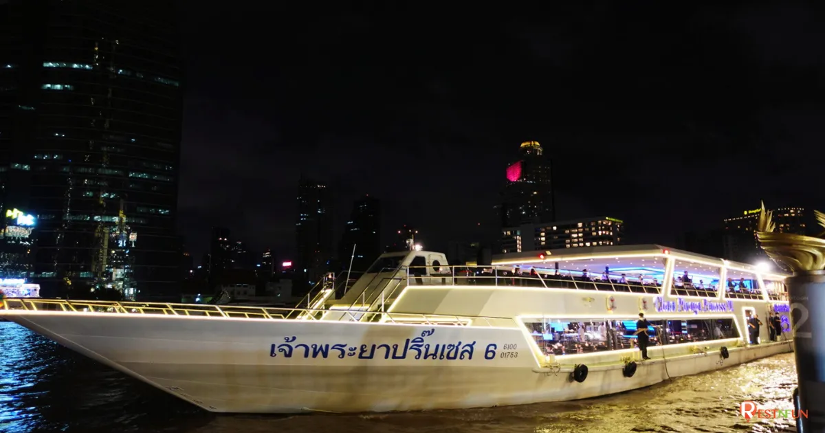 ล่องเรือแม่น้ำเจ้าพระยาเอเชียทีคเจ้าพระยาปริ๊นเซส เรือสวย